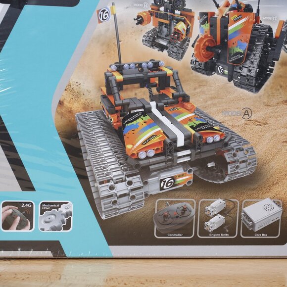 Coplus 5 in 1 STEM Remote Control Building RC stunt Racer Kit 392Pcs - Picture 4 of 7